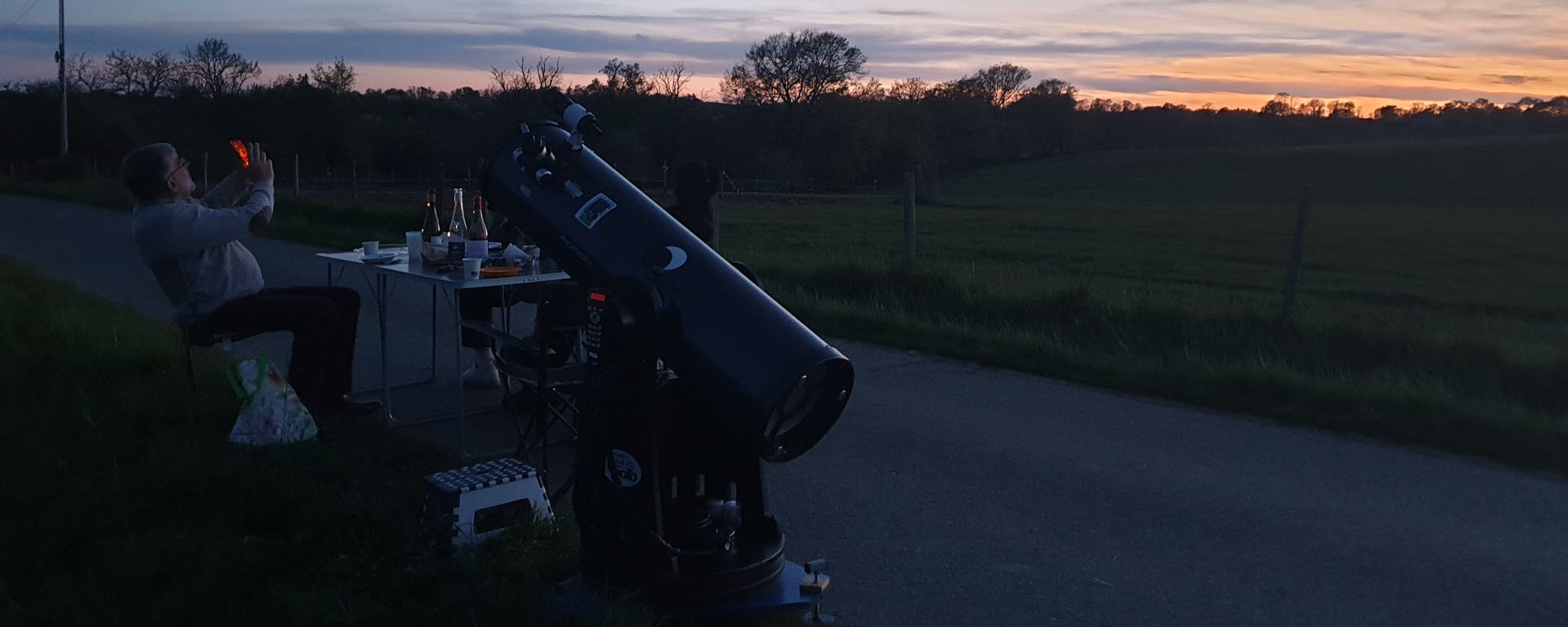 Une belle soirée d’observation au Montet